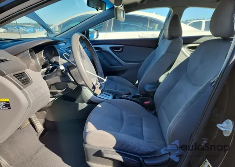 2011 Hyundai Elantra Gls from USA, damaged, VIN 5NPDH4AE7BH024815